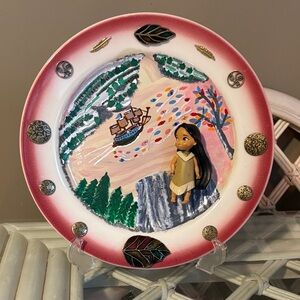 Handmade Upcycled Disney Pocahontas Plate